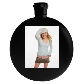 Hilary Duff Round Flask