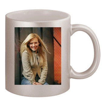 Hilary Duff 11oz Metallic Silver Mug