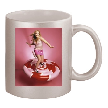 Hilary Duff 11oz Metallic Silver Mug