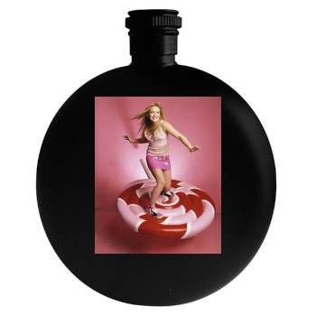 Hilary Duff Round Flask