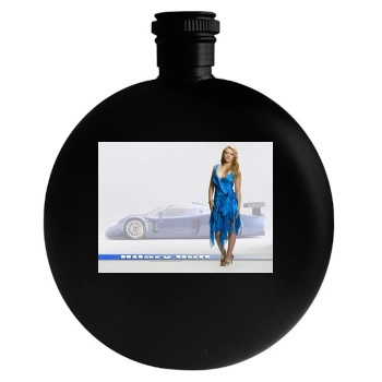 Hilary Duff Round Flask