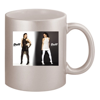 Hilary Duff 11oz Metallic Silver Mug