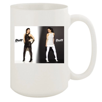 Hilary Duff 15oz White Mug