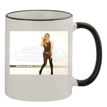 Hilary Duff 11oz Colored Rim & Handle Mug