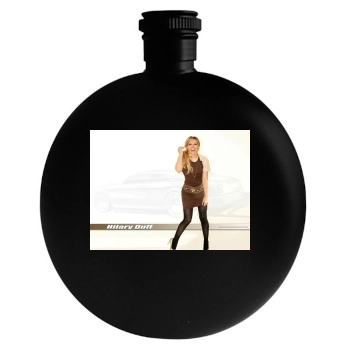 Hilary Duff Round Flask