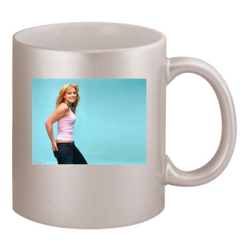 Hilary Duff 11oz Metallic Silver Mug