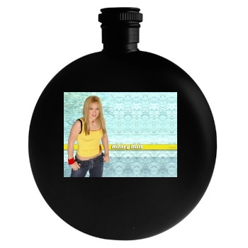 Hilary Duff Round Flask