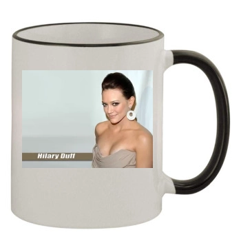 Hilary Duff 11oz Colored Rim & Handle Mug