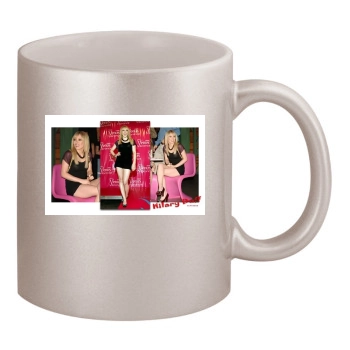 Hilary Duff 11oz Metallic Silver Mug