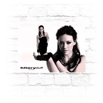 Hilary Duff Metal Wall Art