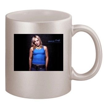 Hilary Duff 11oz Metallic Silver Mug