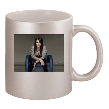 Hilary Duff 11oz Metallic Silver Mug