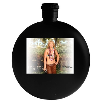 Hilary Duff Round Flask