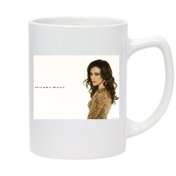 Hilary Duff 14oz White Statesman Mug