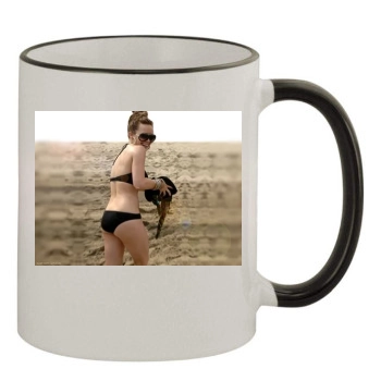 Hilary Duff 11oz Colored Rim & Handle Mug