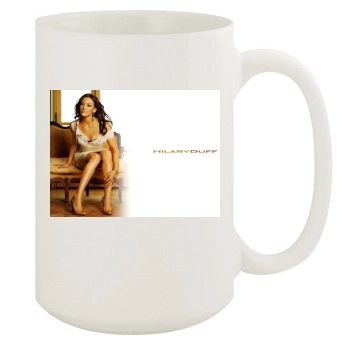 Hilary Duff 15oz White Mug