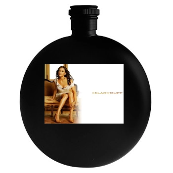 Hilary Duff Round Flask