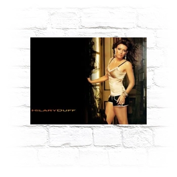 Hilary Duff Metal Wall Art