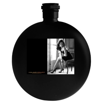 Hilary Duff Round Flask