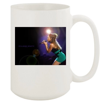 Hilary Duff 15oz White Mug