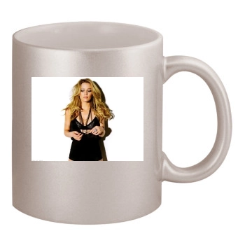 Hilary Duff 11oz Metallic Silver Mug