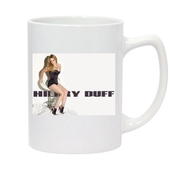 Hilary Duff 14oz White Statesman Mug