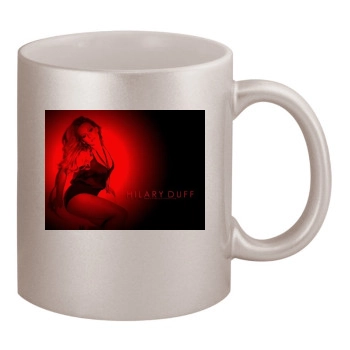 Hilary Duff 11oz Metallic Silver Mug