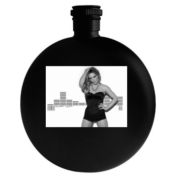 Hilary Duff Round Flask