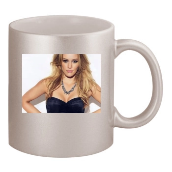 Hilary Duff 11oz Metallic Silver Mug