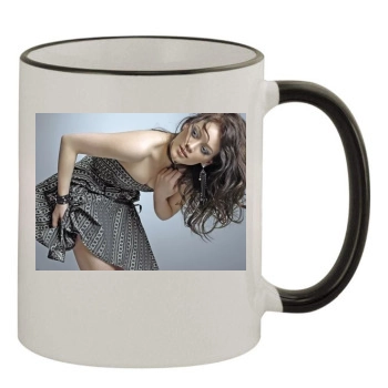 Hilary Duff 11oz Colored Rim & Handle Mug