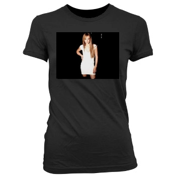 Hilary Duff Women's Junior Cut Crewneck T-Shirt