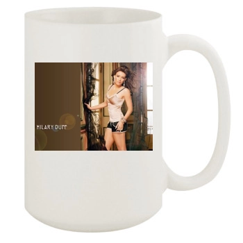 Hilary Duff 15oz White Mug