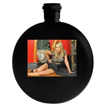 Hilary Duff Round Flask