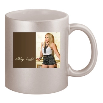 Hilary Duff 11oz Metallic Silver Mug