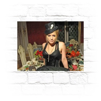 Hilary Duff Metal Wall Art