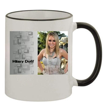 Hilary Duff 11oz Colored Rim & Handle Mug