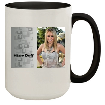 Hilary Duff 15oz Colored Inner & Handle Mug