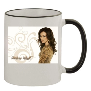 Hilary Duff 11oz Colored Rim & Handle Mug