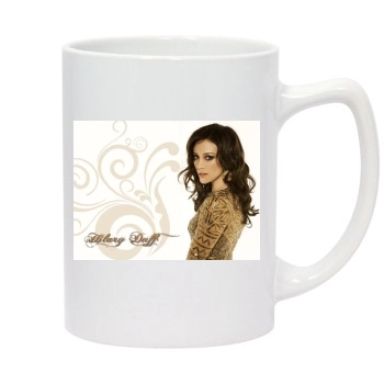 Hilary Duff 14oz White Statesman Mug