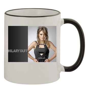 Hilary Duff 11oz Colored Rim & Handle Mug