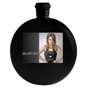 Hilary Duff Round Flask