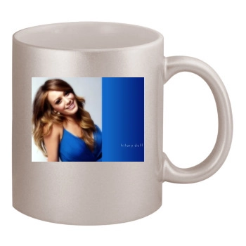 Hilary Duff 11oz Metallic Silver Mug