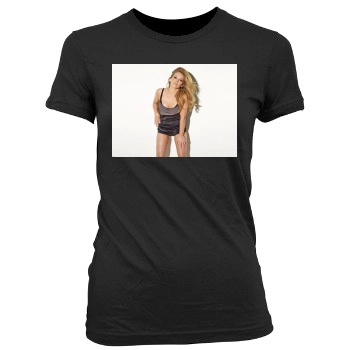 Hilary Duff Women's Junior Cut Crewneck T-Shirt