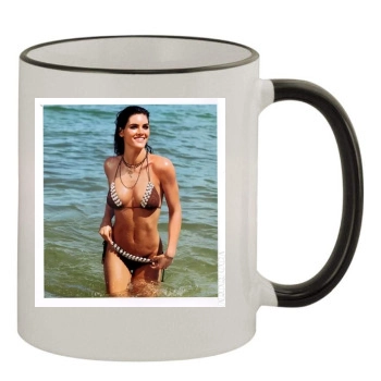 Hilary Rhoda 11oz Colored Rim & Handle Mug