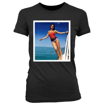 Hilary Rhoda Women's Junior Cut Crewneck T-Shirt