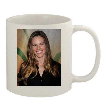 Hilary Swank 11oz White Mug