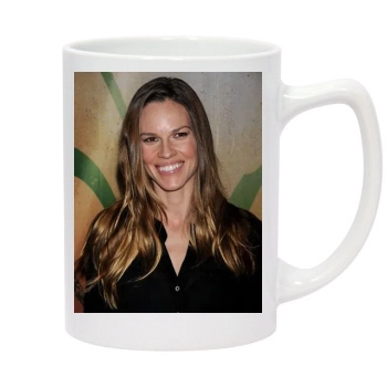 Hilary Swank 14oz White Statesman Mug