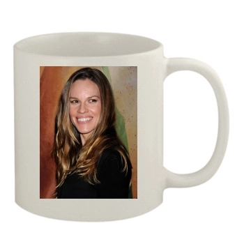 Hilary Swank 11oz White Mug