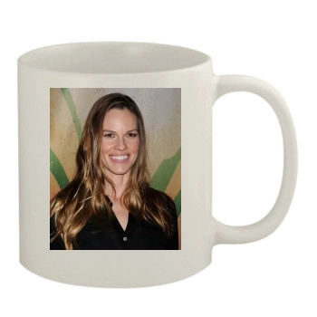 Hilary Swank 11oz White Mug