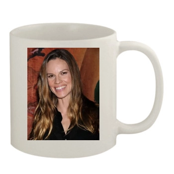 Hilary Swank 11oz White Mug